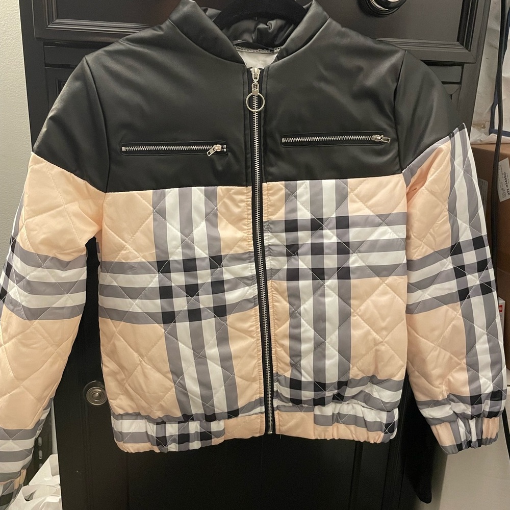 Women’s Plaid Puffer Jacket
